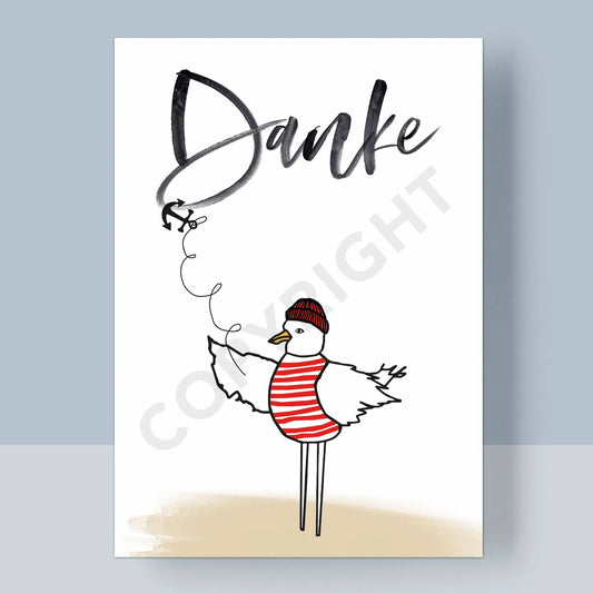 POSTKARTE - DANKE Success