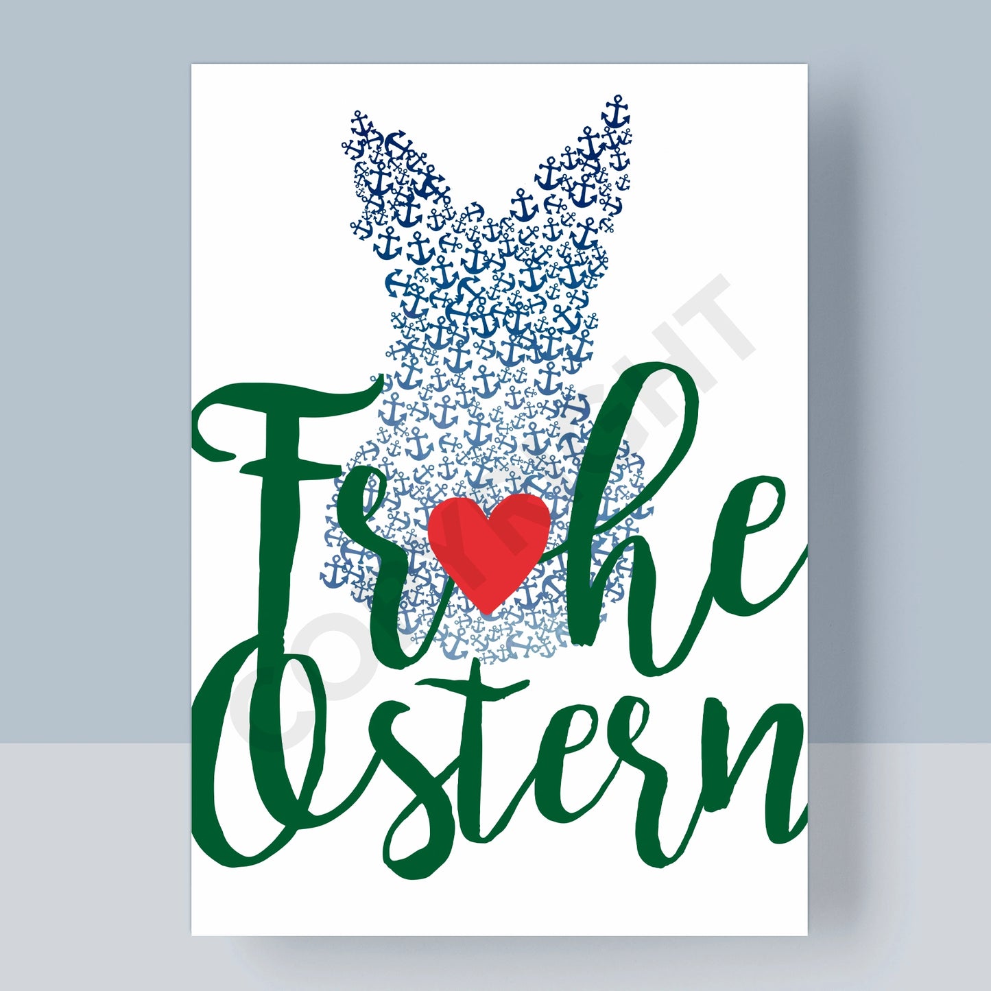 POSTKARTE OSTERN - FROHE OSTERN