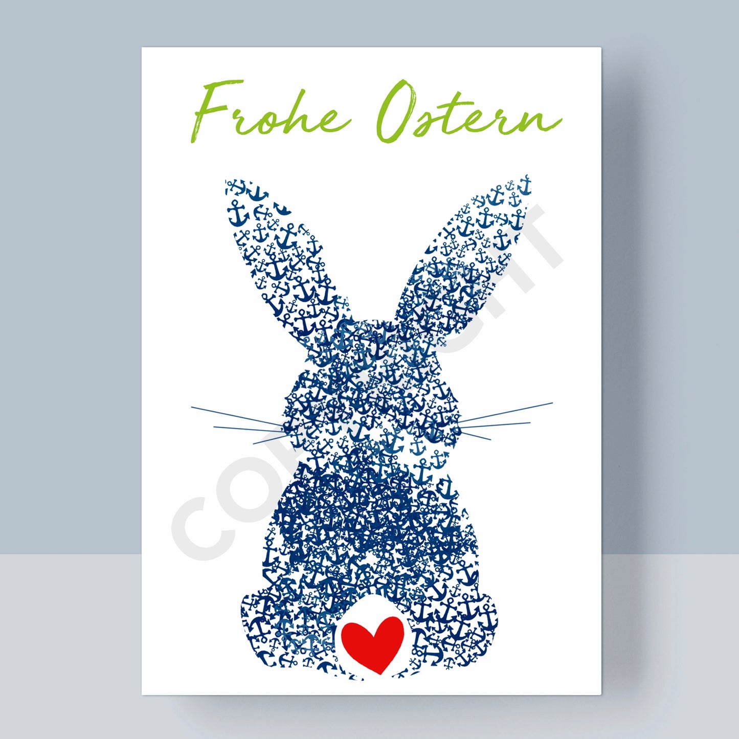 POSTKARTE OSTERN - EI AM WHAT EI AM