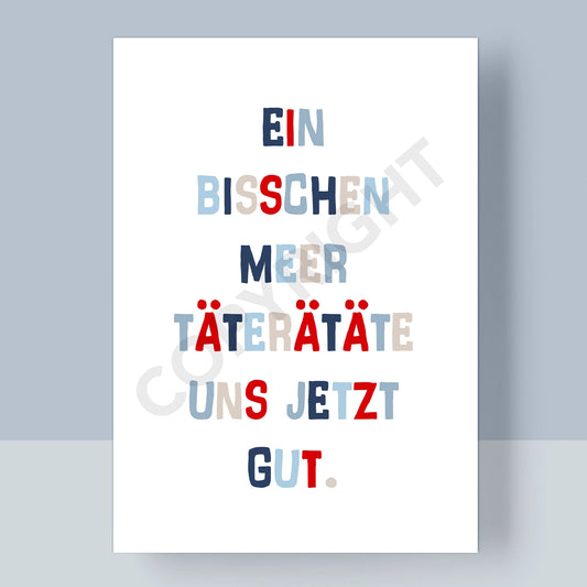 POSTKARTE - TÄTERÄTÄTE