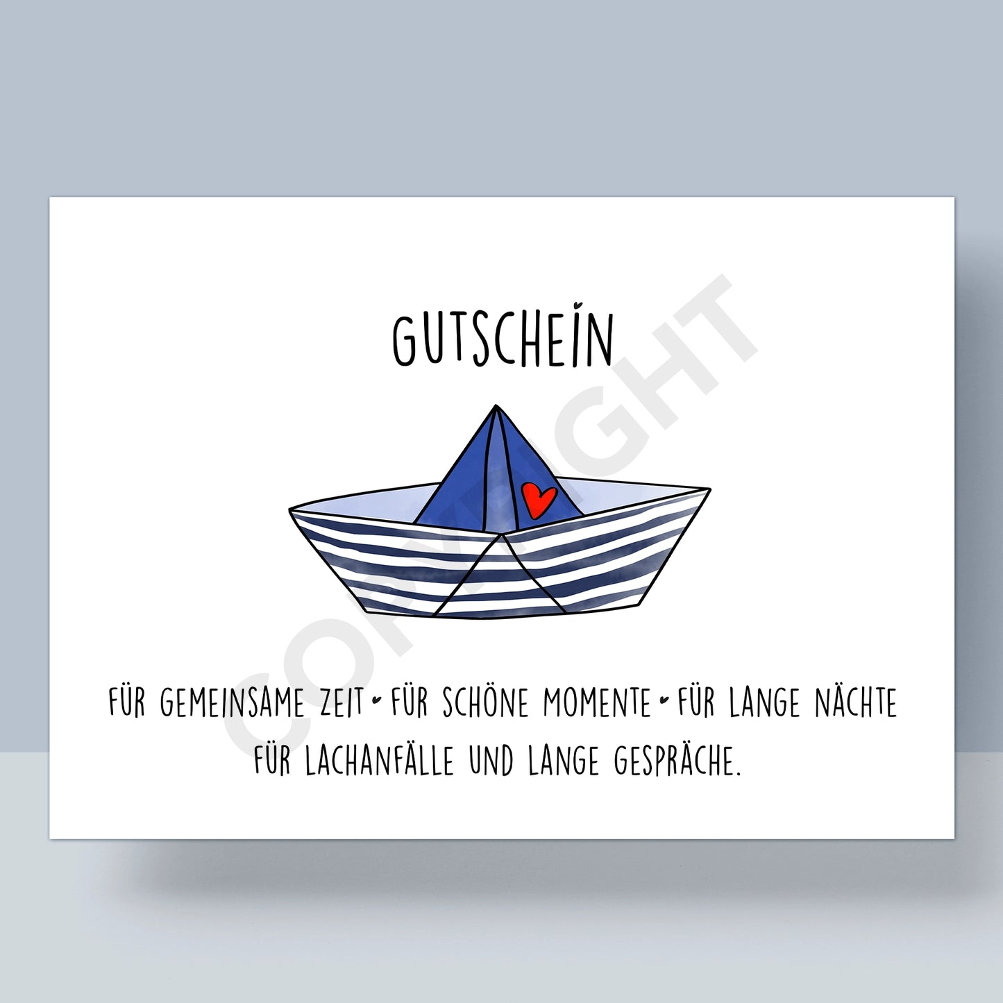 POSTKARTE - GUTSCHEIN
