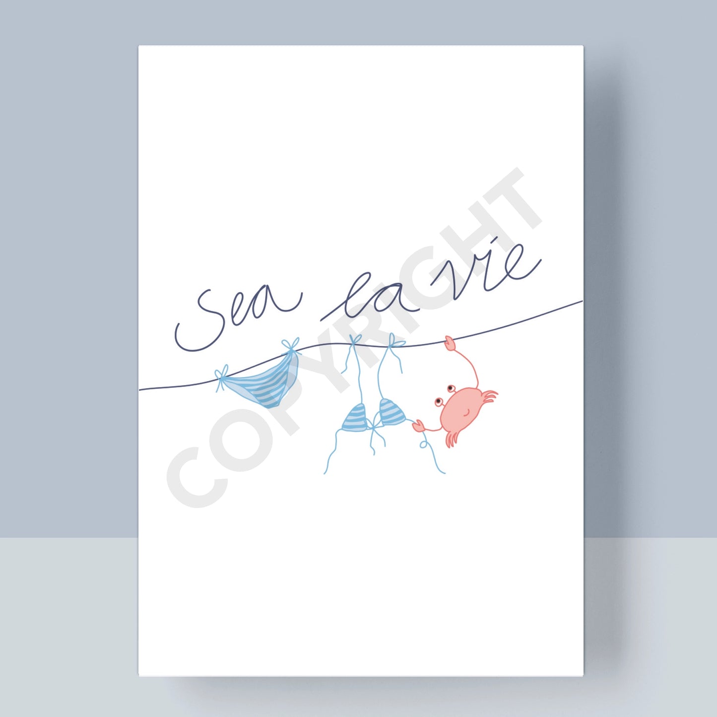 POSTKARTE - SEA LA VIE