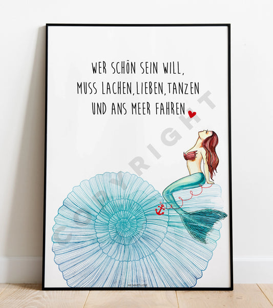 WER SCHÖN SEIN WILL, MUSS LACHEN, LEBEN, TANZEN