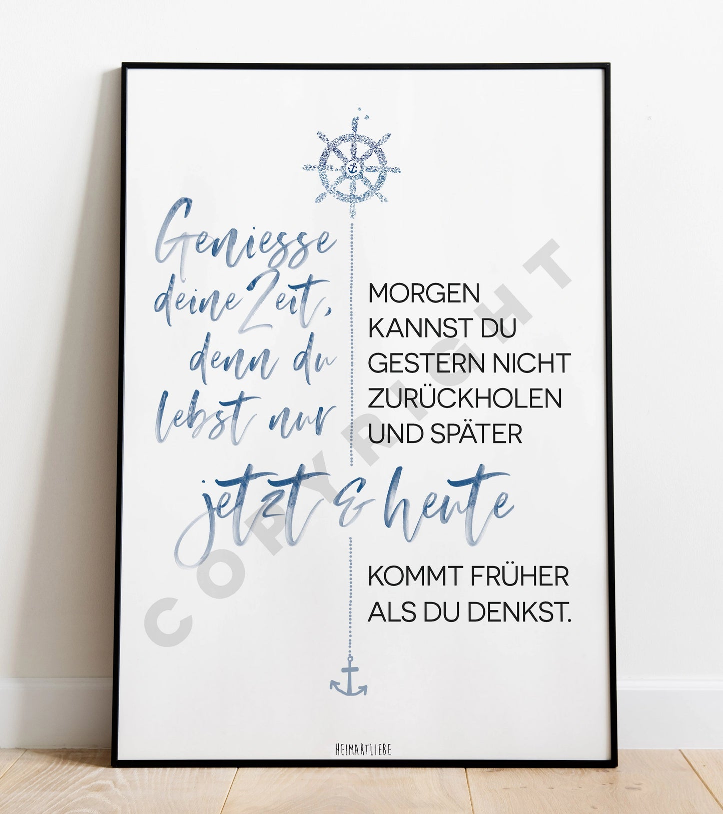 PRINT - GENIESSE DEINE ZEIT