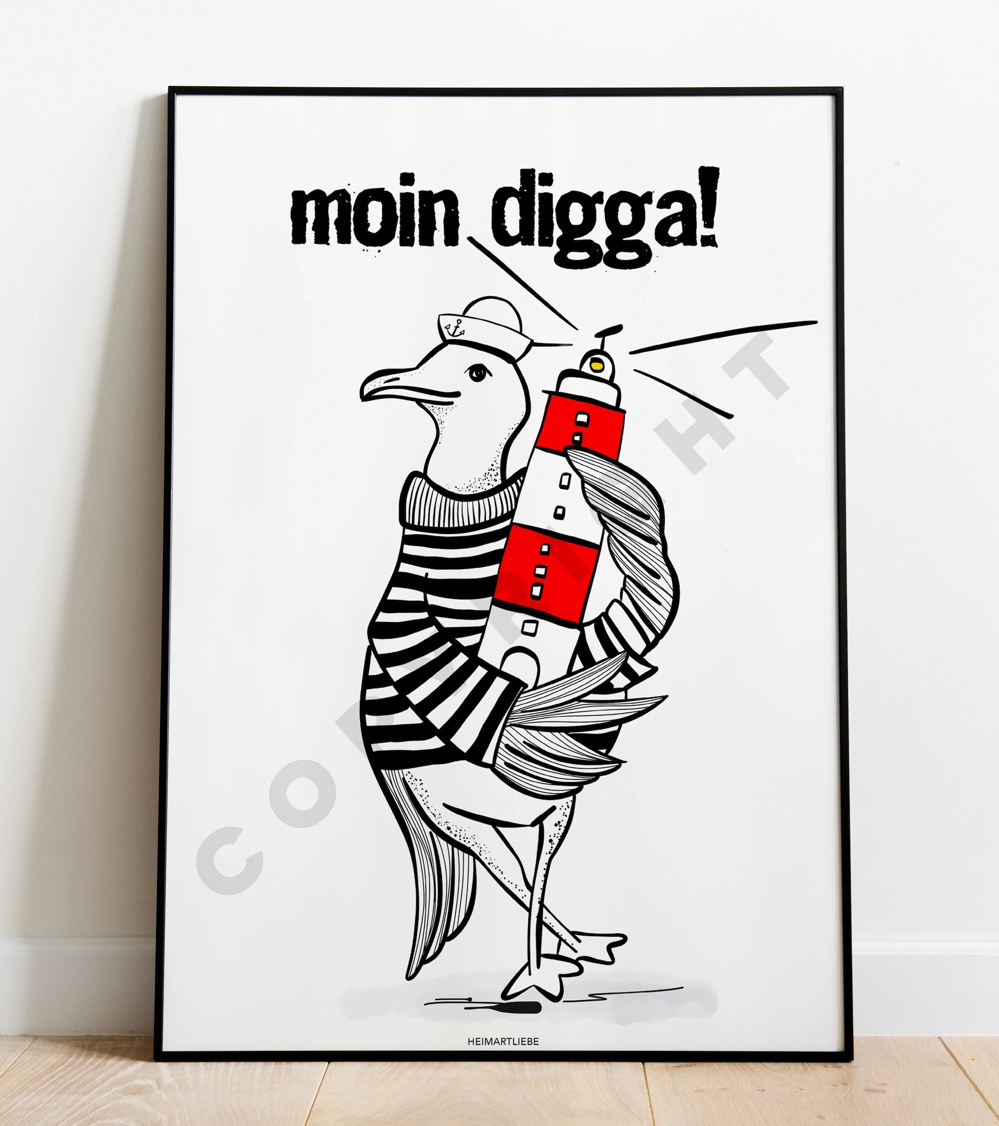 MOIN DIGGA! LEUCHTTURM MÖWE Success