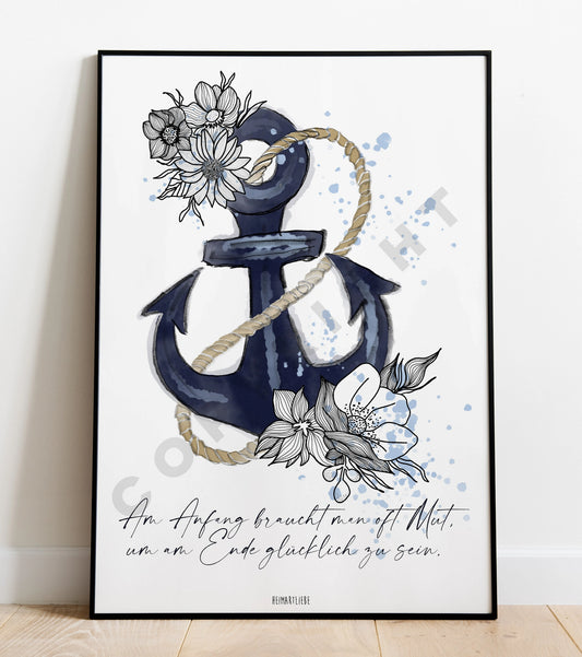 PRINT - MUTANKER MIT SPRUCH