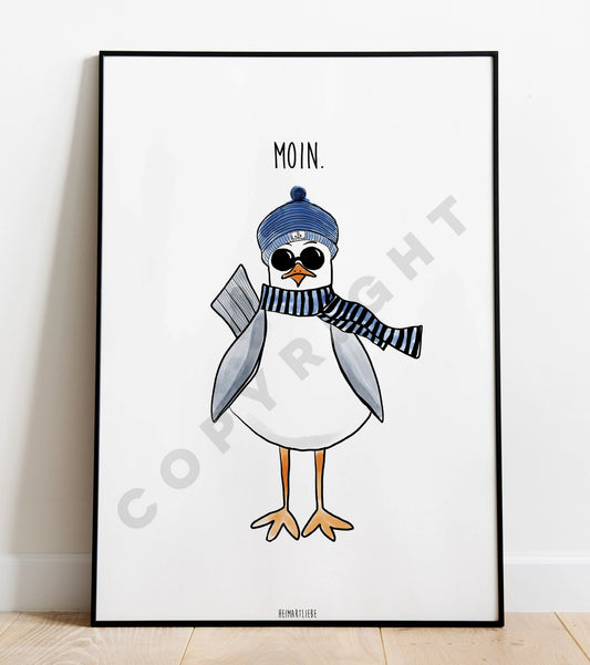 PRINT - COOLE MOIN MÖWE