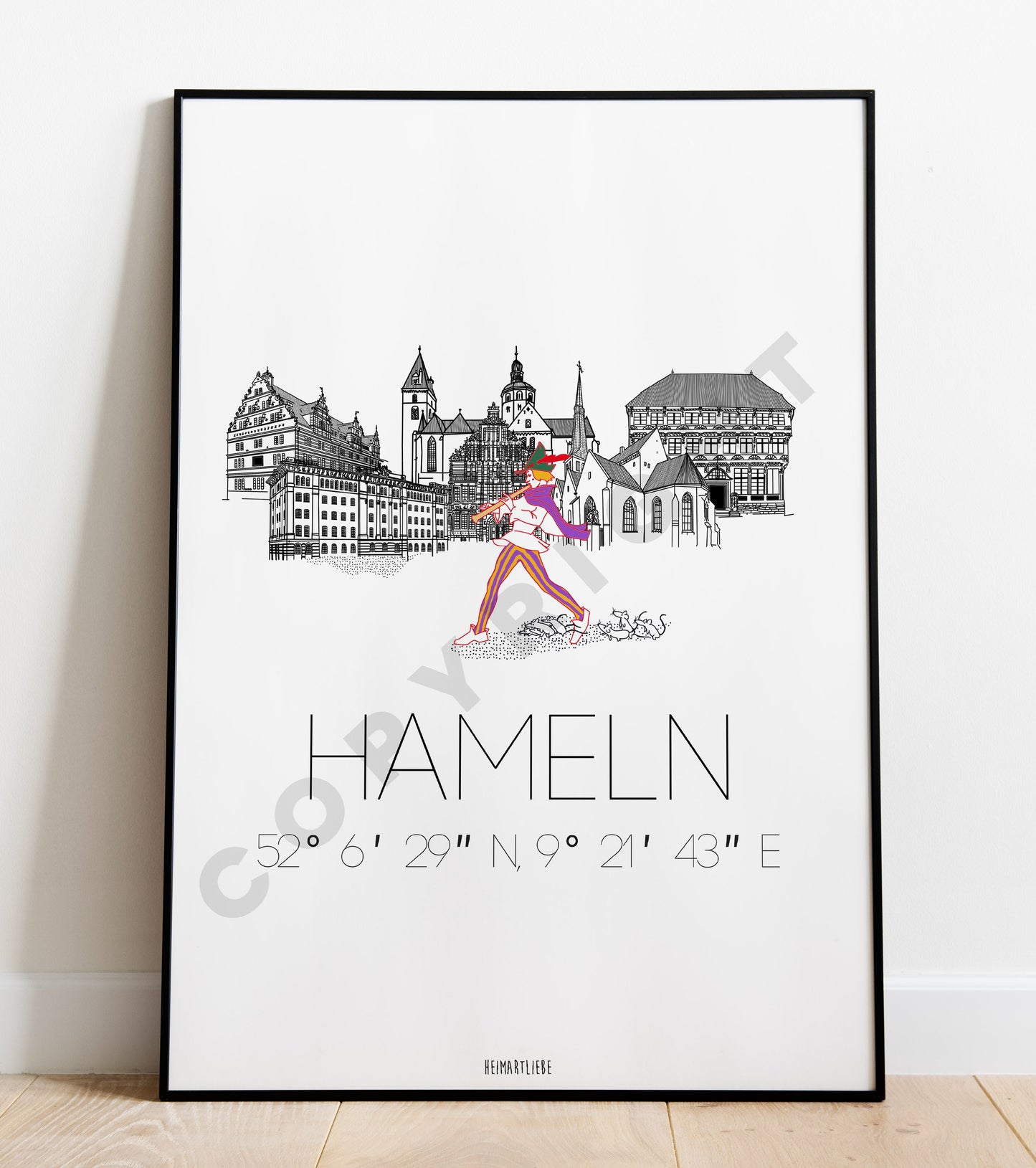 PRINT - SKYLINE HAMELN