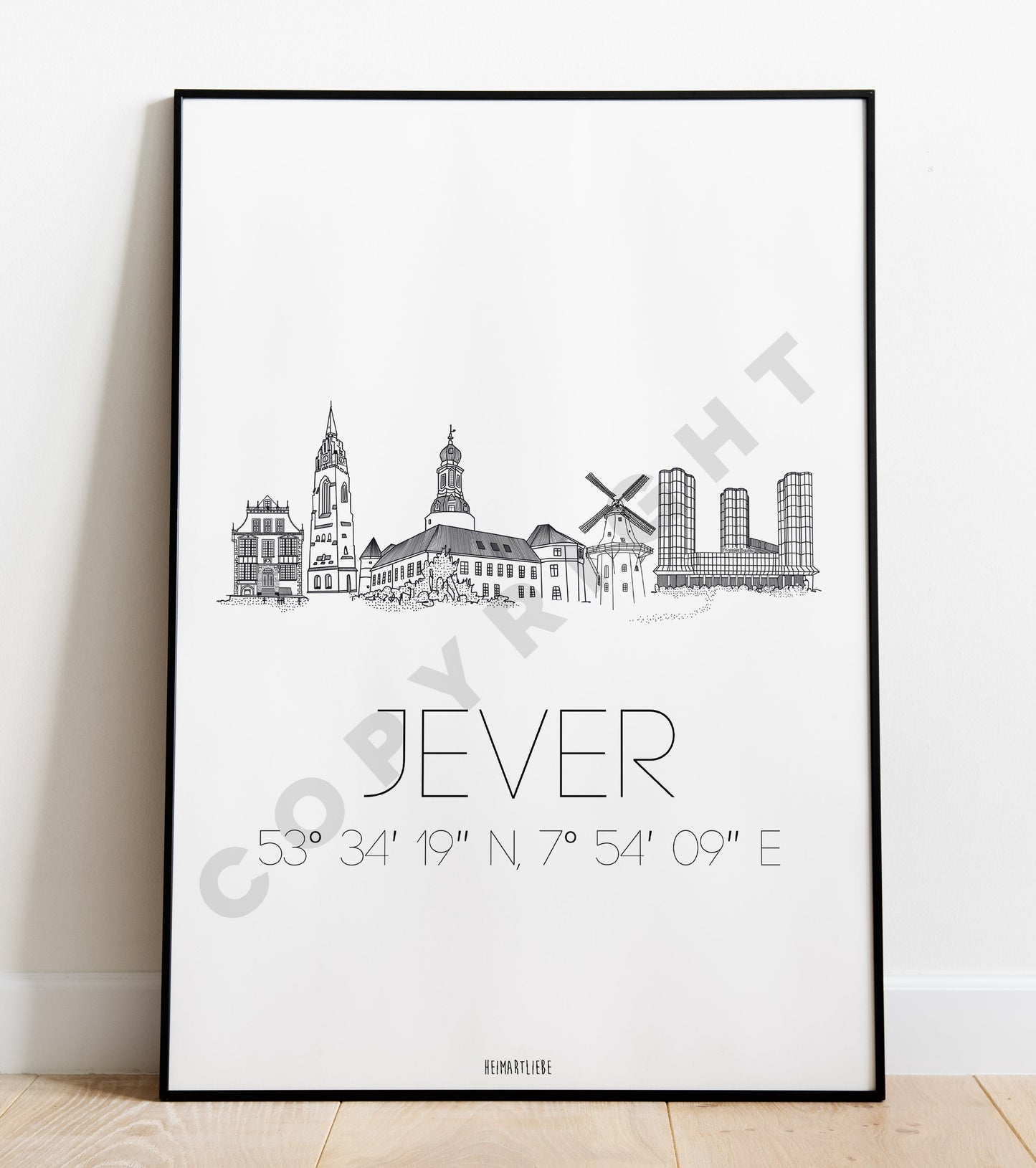 PRINT - SKYLINE JEVER CLEAN