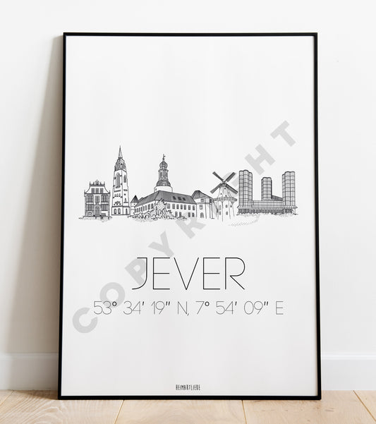 PRINT - SKYLINE JEVER CLEAN