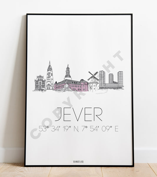 PRINT - SKYLINE JEVER