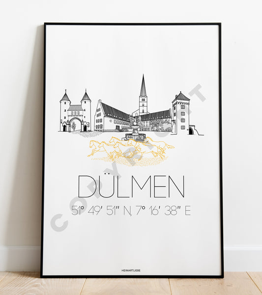 PRINT - SKYLINE DÜLMEN