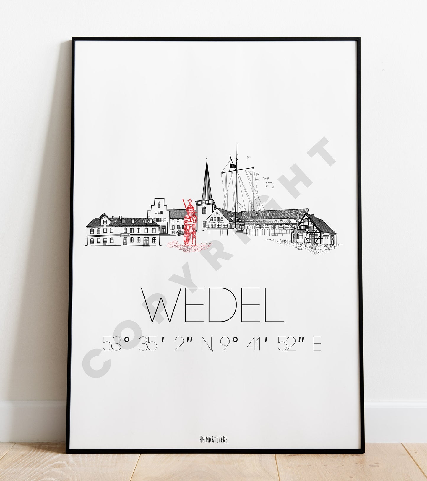 PRINT - SKYLINE WEDEL