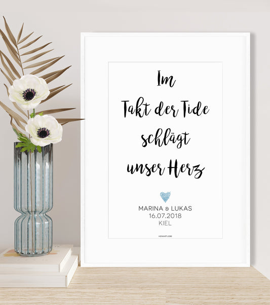 HOCHZEIT - IM TAKT DER TIDE SCHLÄGT UNSER HERZ