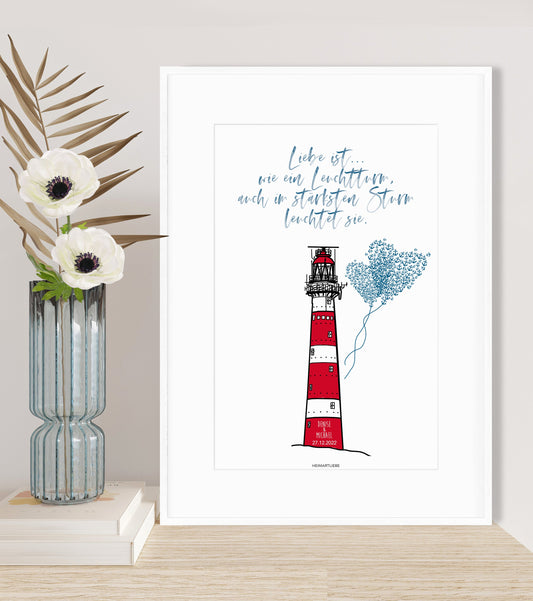 HOCHZEIT - LIEBE IST WIE EIN LEUCHTTURM