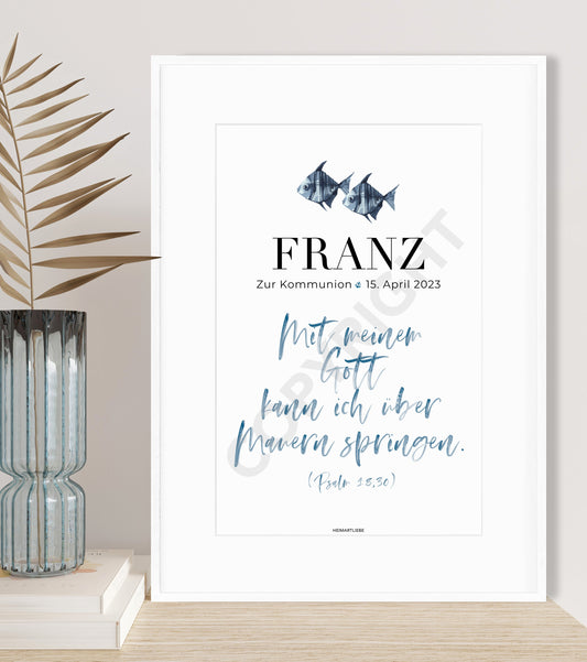 KONFIRMATION, KOMMUNION, FIRMUNG - FISCHE