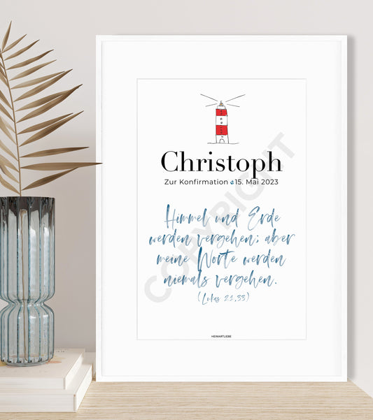 KONFIRMATION, KOMMUNION, FIRMUNG - LEUCHTTURM