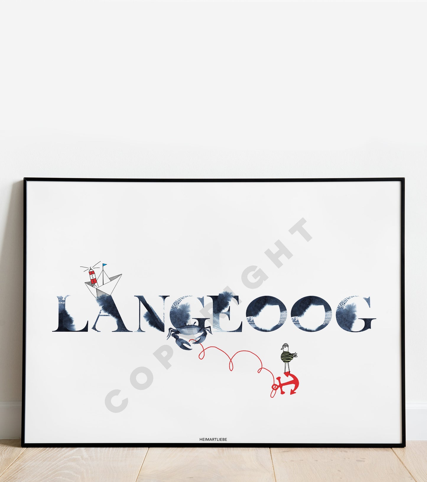 PRINT - LANGEOOG BRUSH