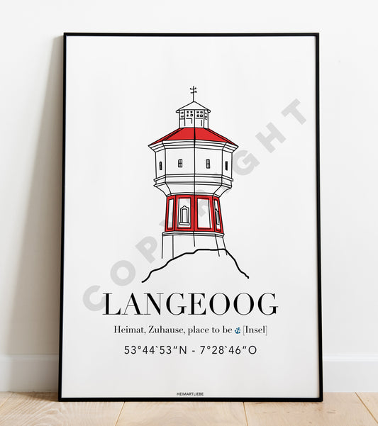 PRINT - WASSERTURM LANGEOOG