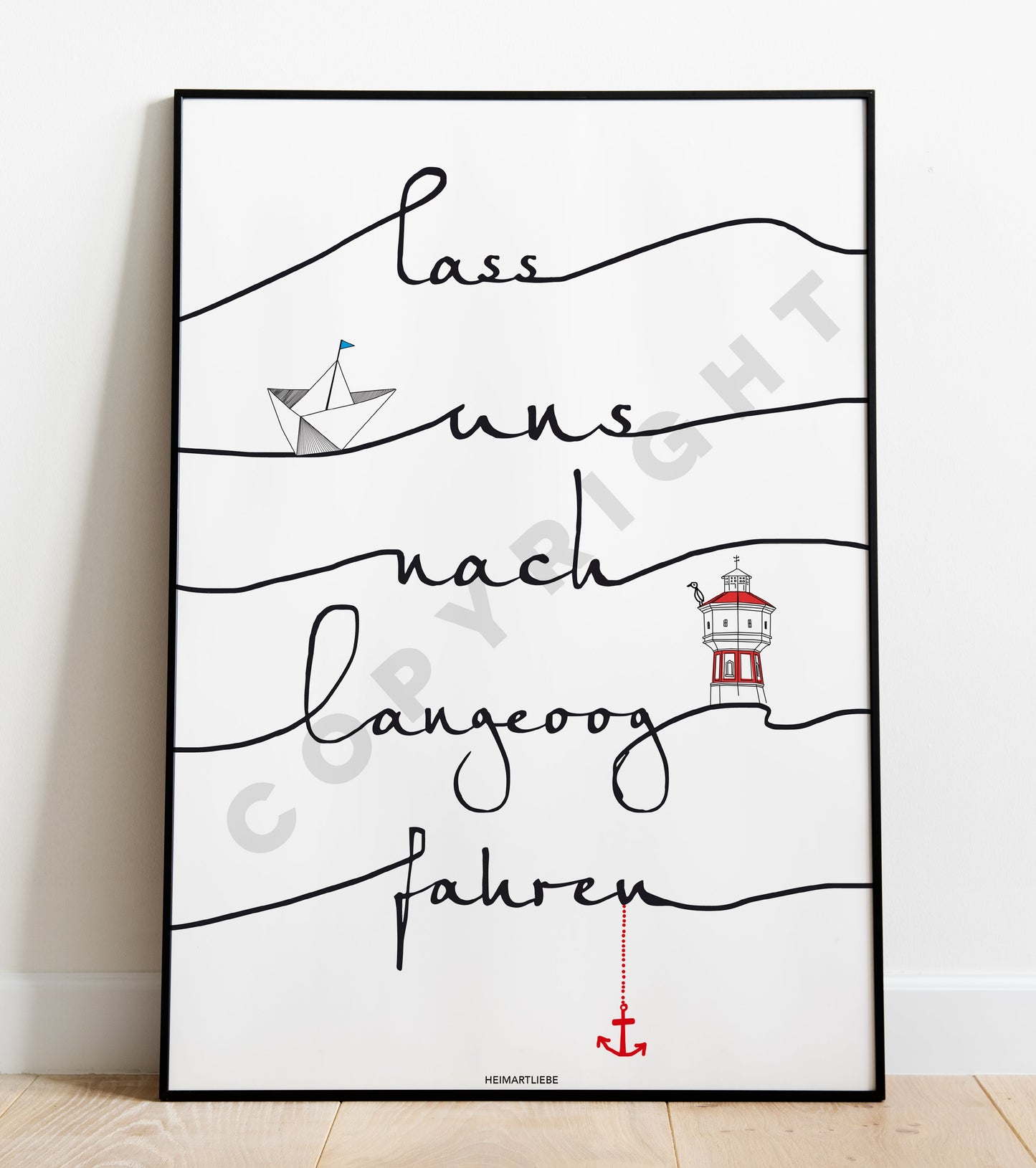 PRINT - LASS UNS NACH LANGEOOG FAHREN