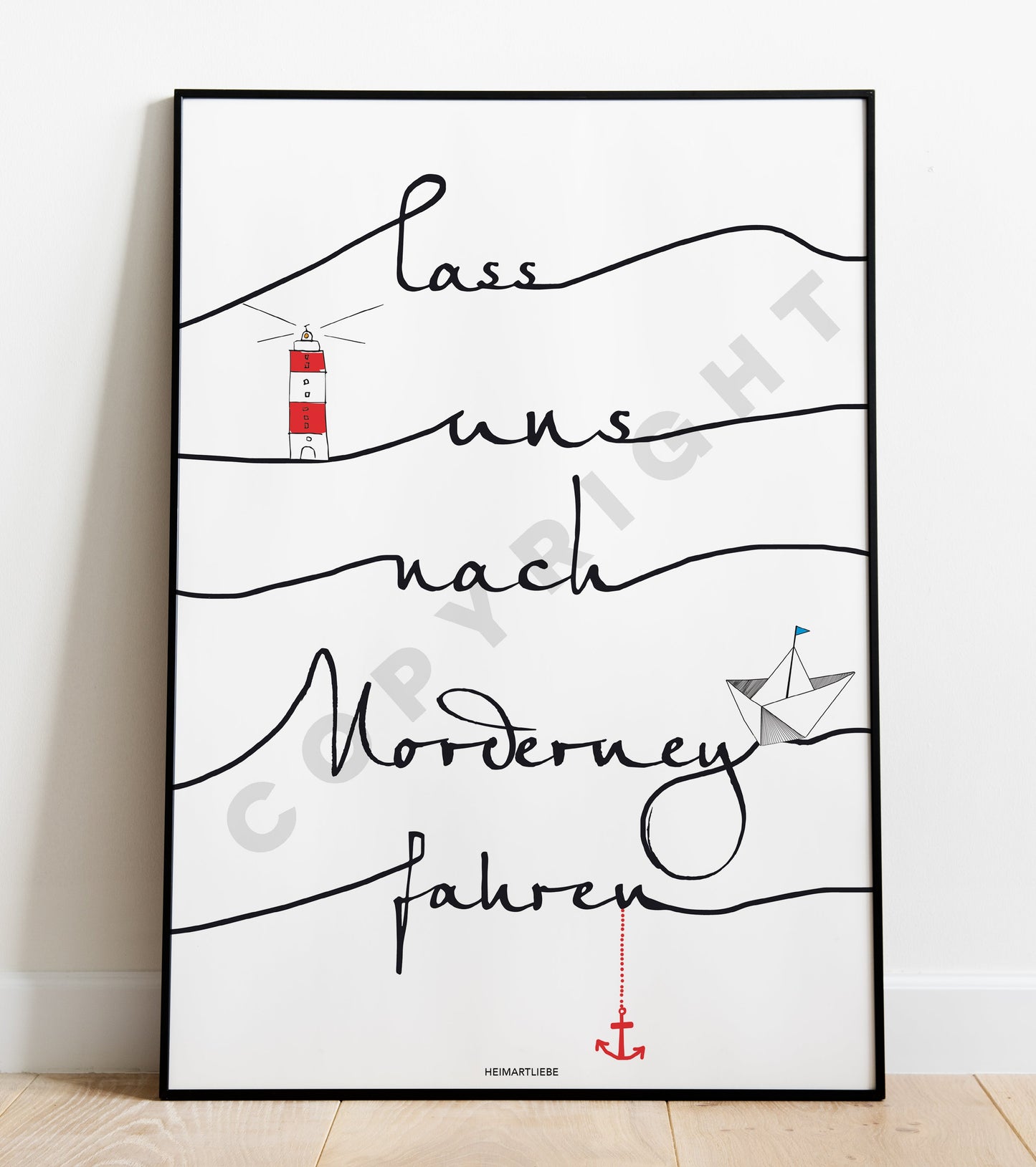 PRINT - LASS UNS NACH NORDERNEY FAHREN