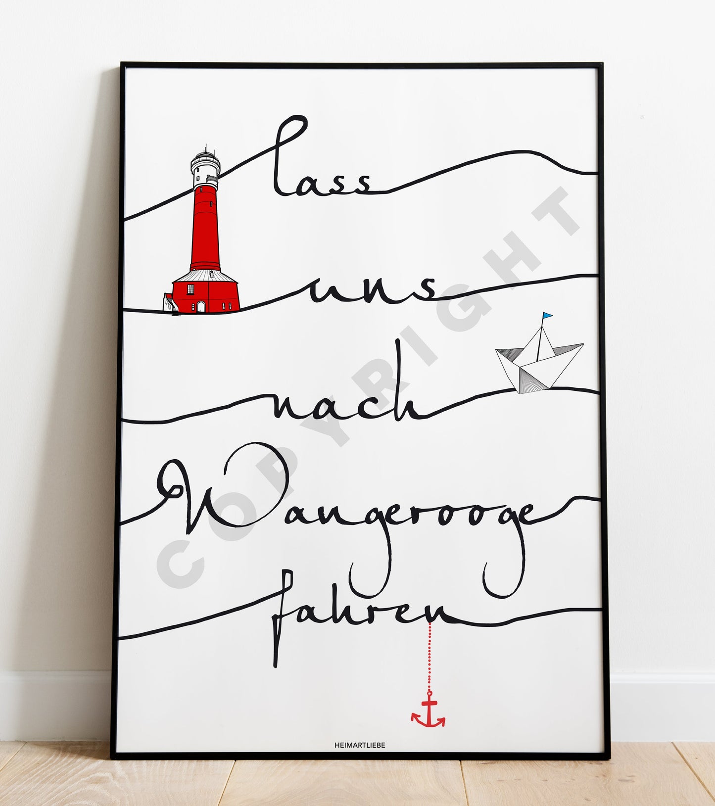 PRINT - LASS UNS NACH WANGEROOGE FAHREN