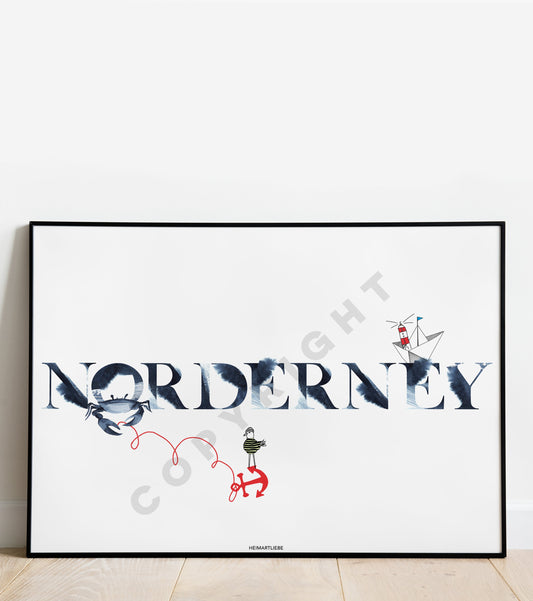 PRINT - NORDERNEY BRUSH