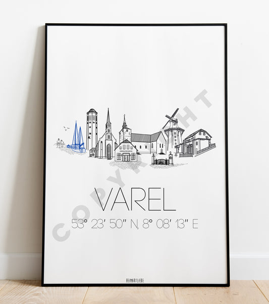PRINT - SKYLINE VAREL