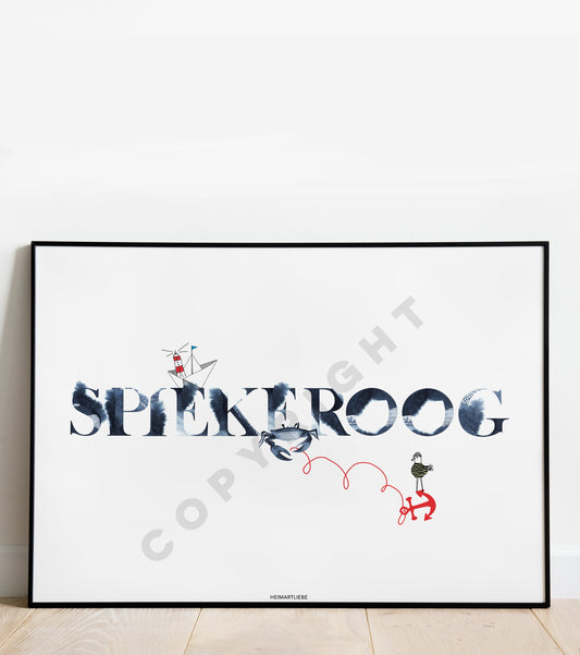 PRINT - SPIEKEROOG BRUSH