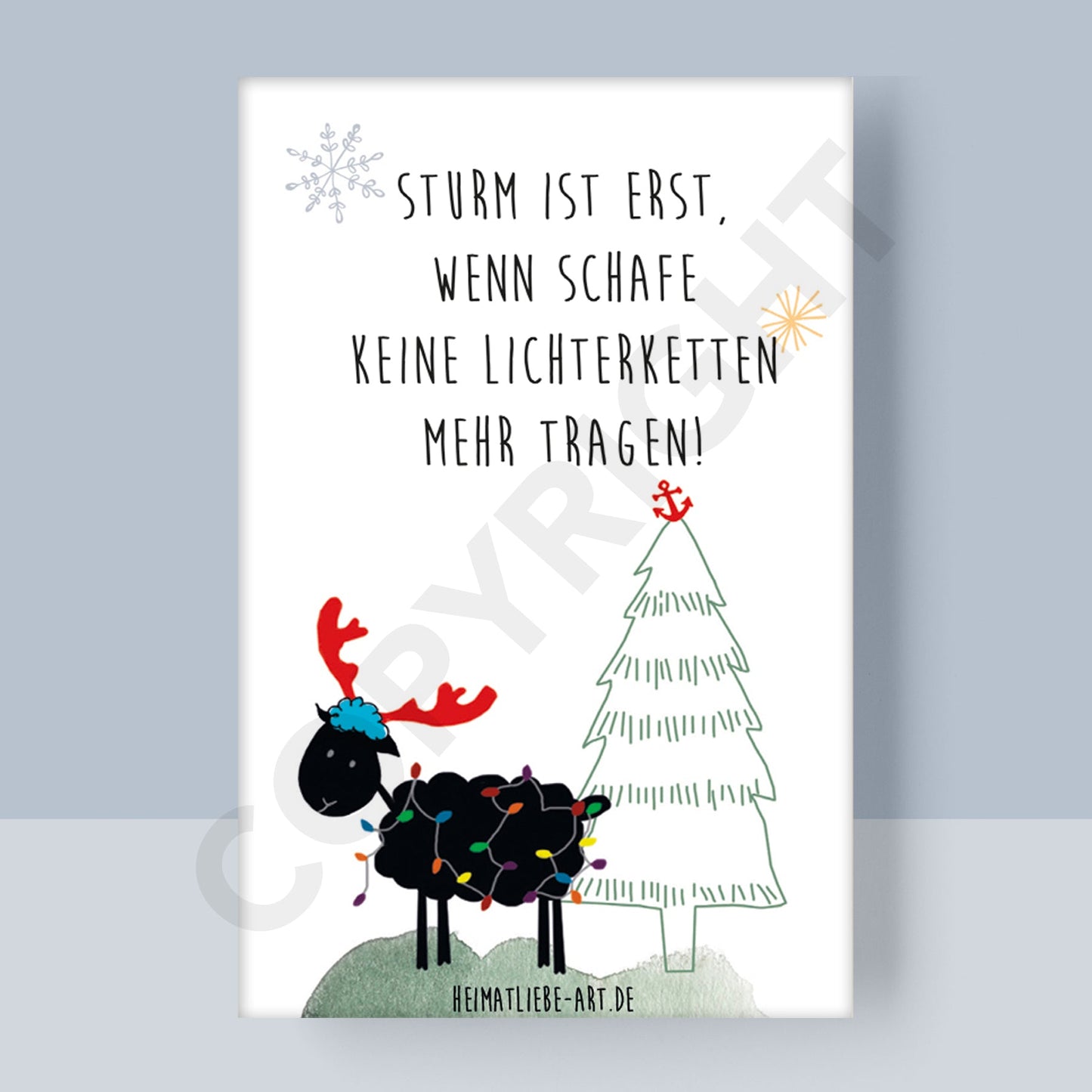 MAGNET - WEIHNACHTEN LICHTERKETTENSCHAF