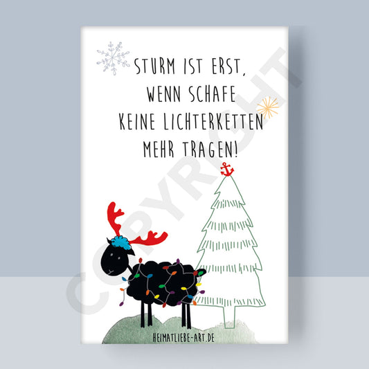 MAGNET - WEIHNACHTEN LICHTERKETTENSCHAF
