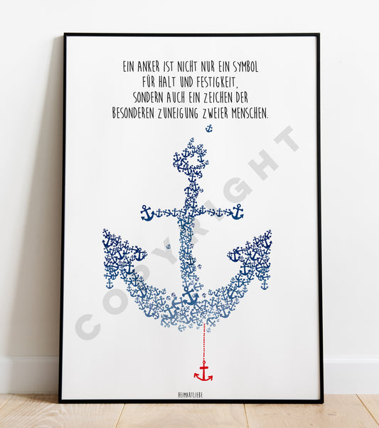 PRINT - ANKER HALT UND FESTIGKEIT