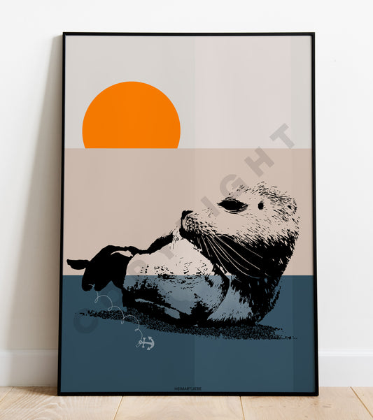 PRINT - ROBBE SONNENUNTERGANG