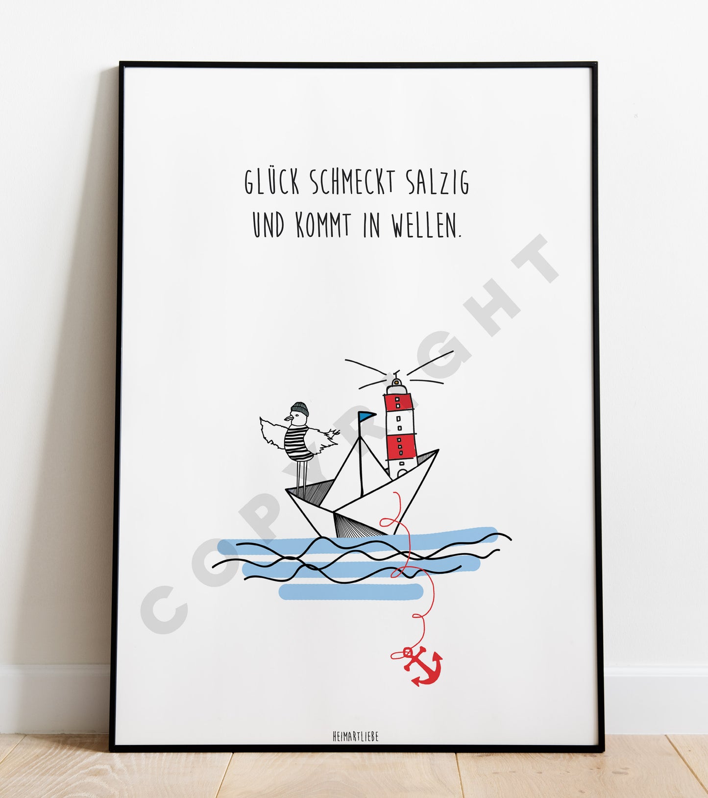 PRINT - GLÜCK SCHMECKT SALZIG