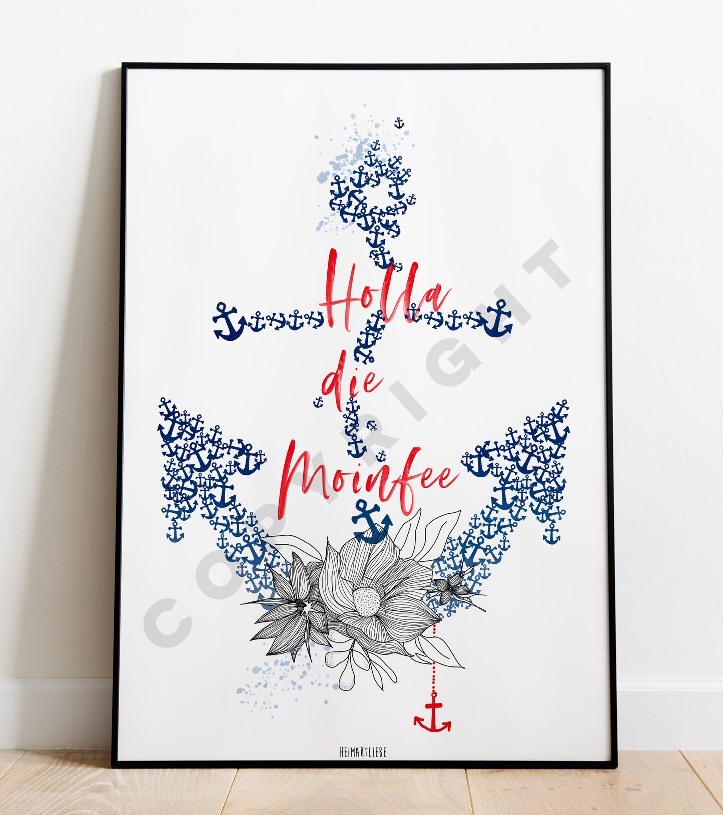 PRINT - HOLLA DIE MOINFEE