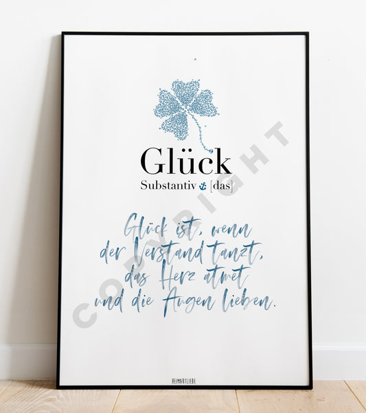 PRINT - GLÜCK