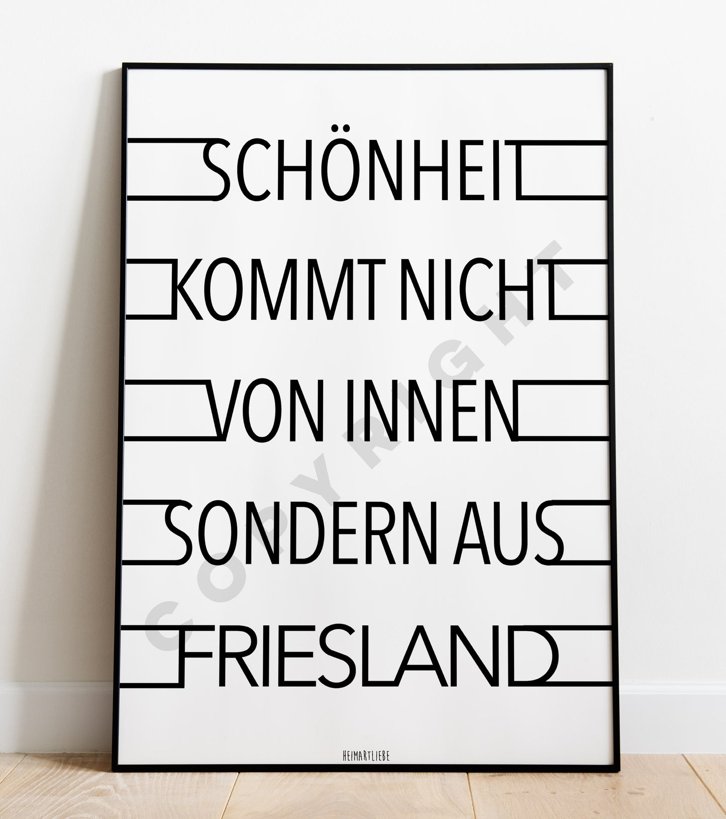 PRINT - SCHÖNHEIT KOMMT AUS NICHT VON INNEN SONDERN AUS ...