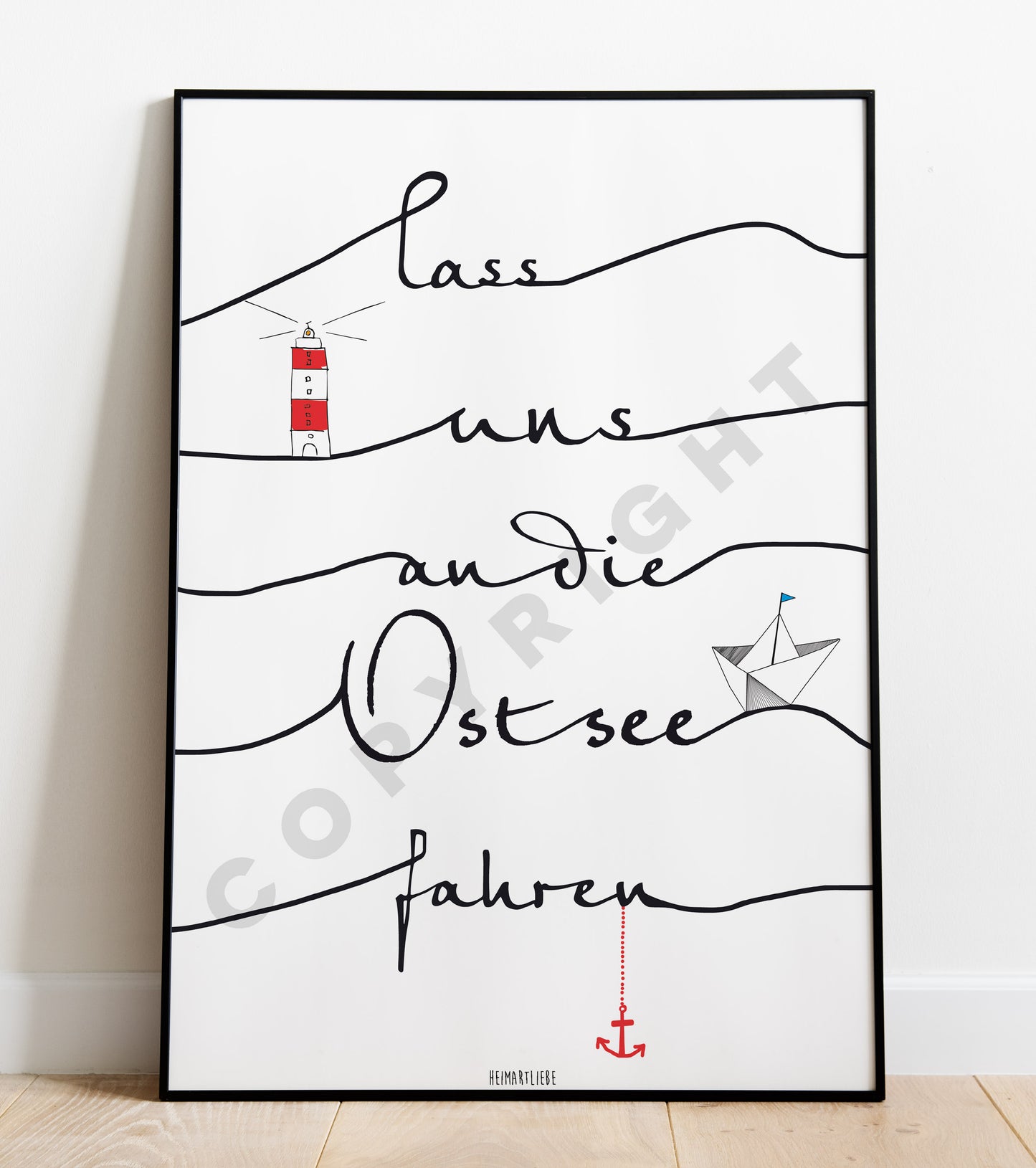 PRINT - LASS UNS AN DIE OSTSEE FAHREN