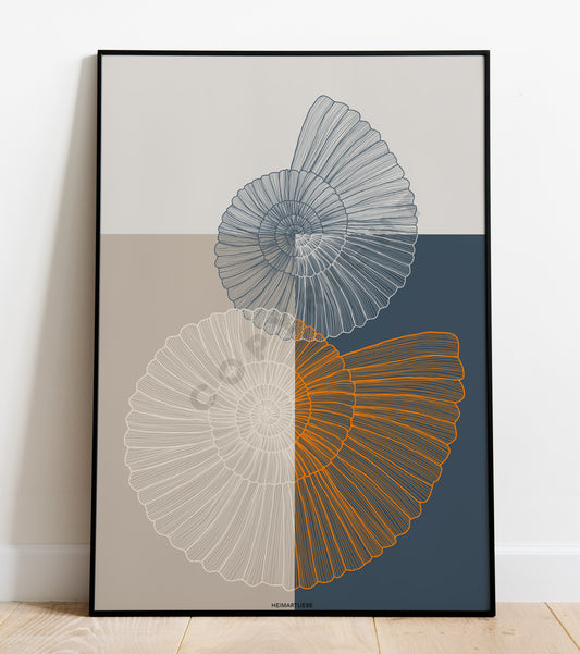 PRINT - MUSCHEL SAND