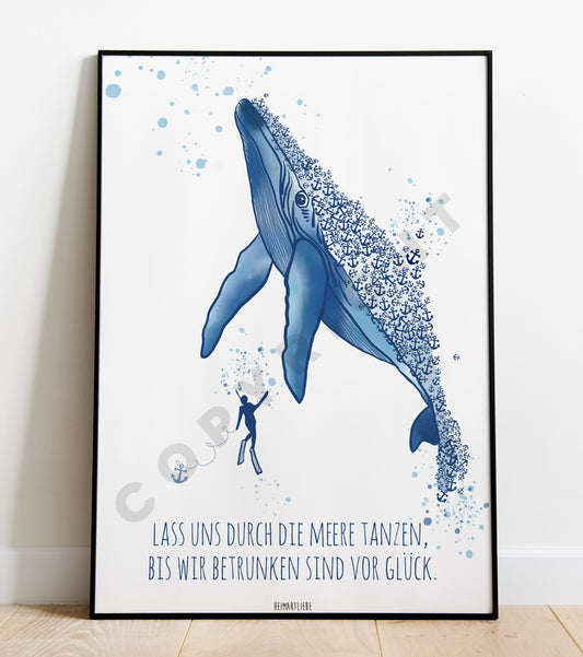 PRINT - LASS UNS DURCH DIE MEERE TANZEN | WAL