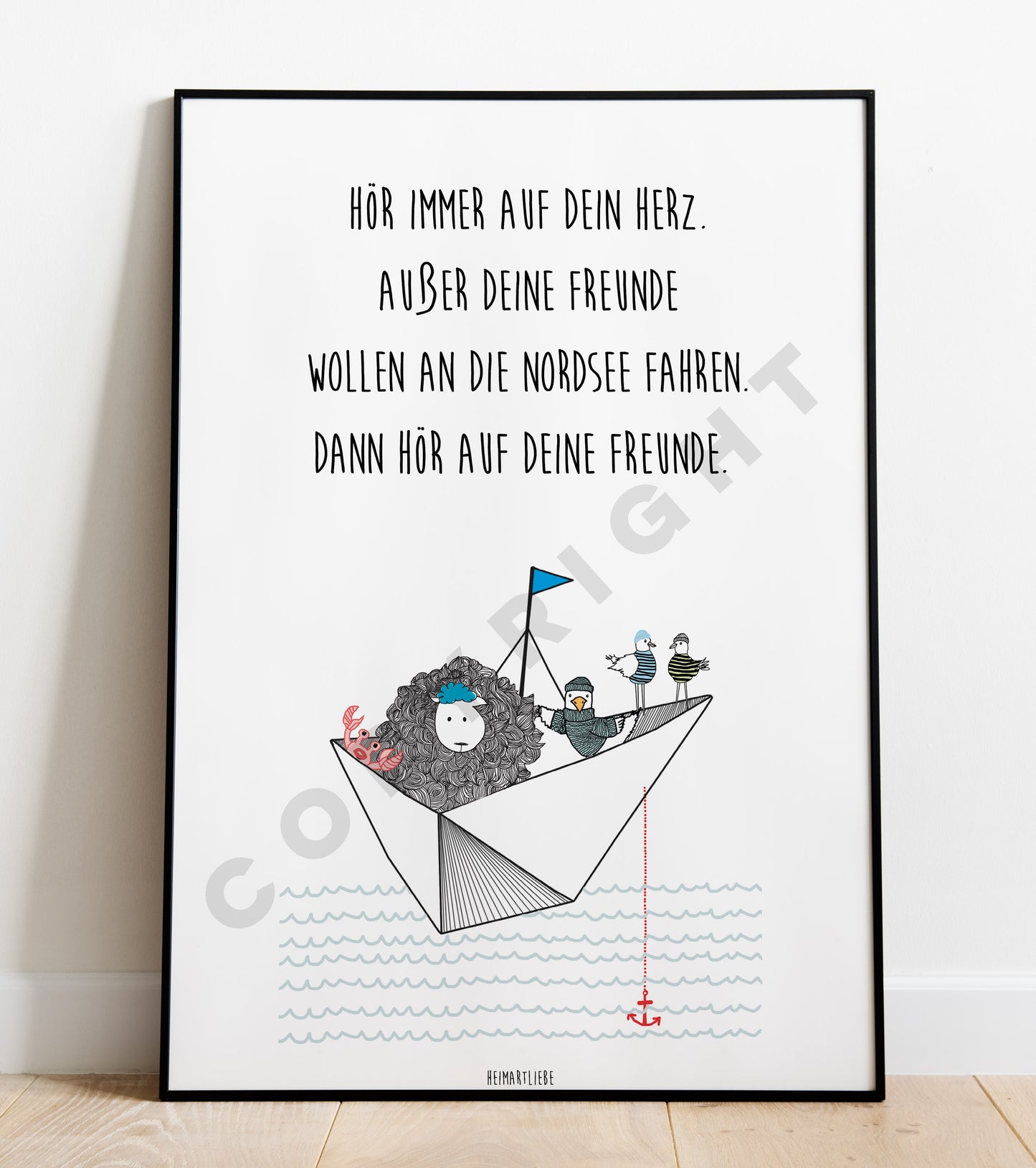 PRINT - HÖR IMMER AUF DEIN HERZ