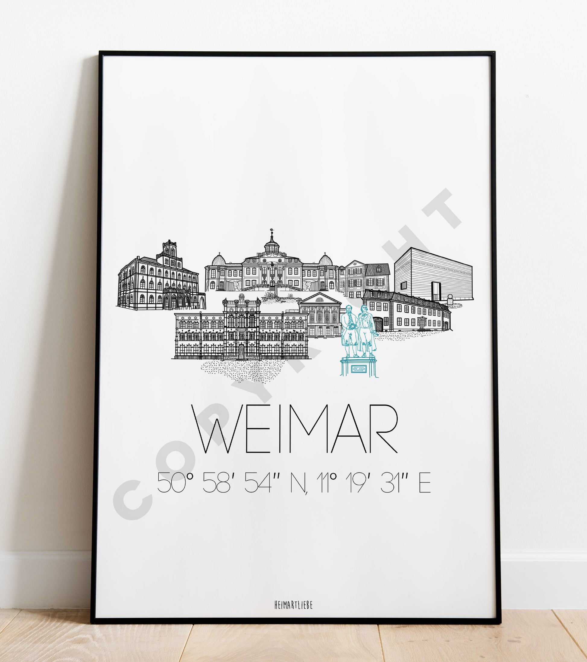 PRINT - SKYLINE WEIMAR