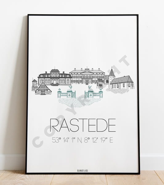 PRINT - SKYLINE RASTEDE