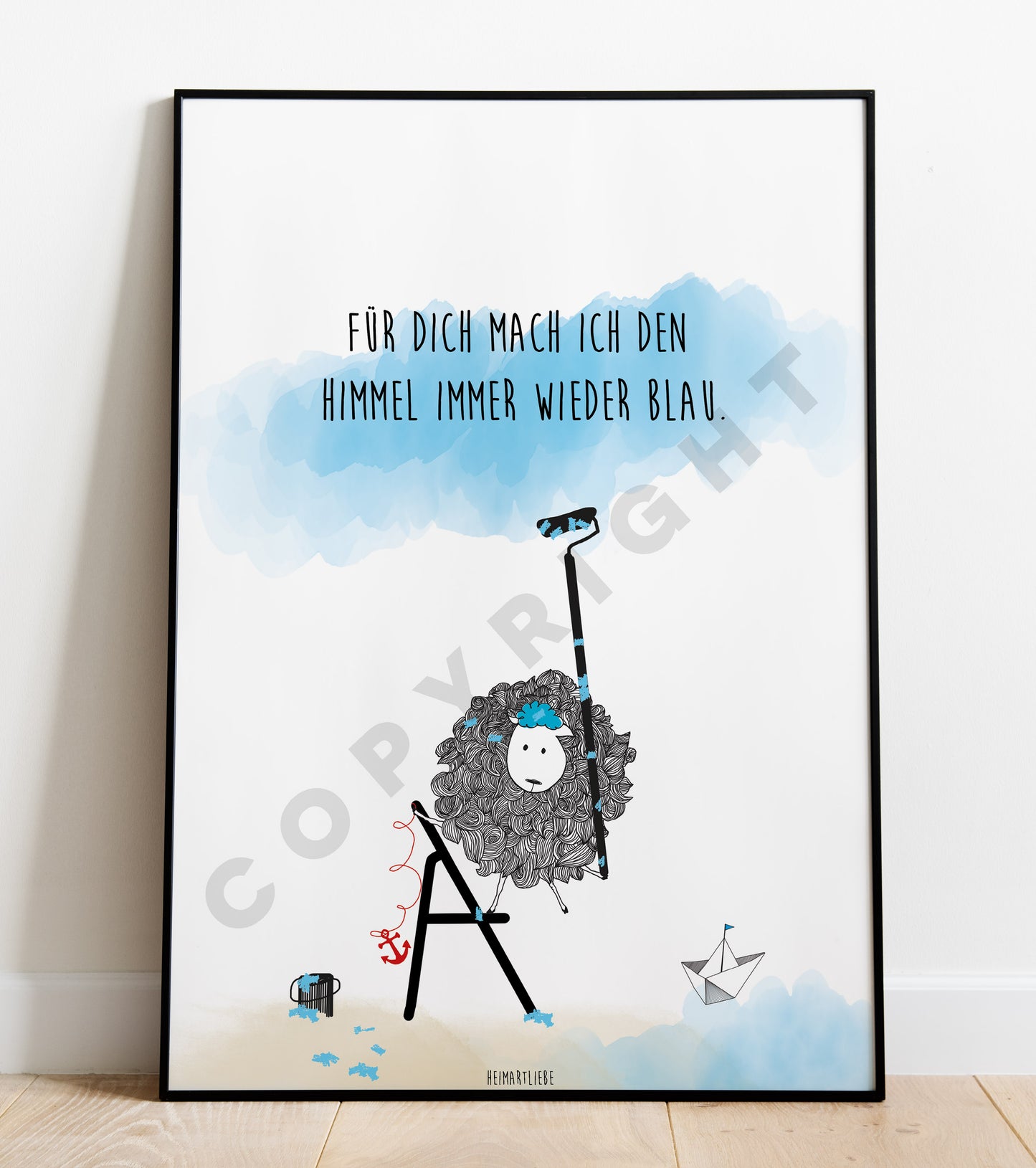 PRINT - FÜR DICH MAL ICH DEN HIMMEL BLAU