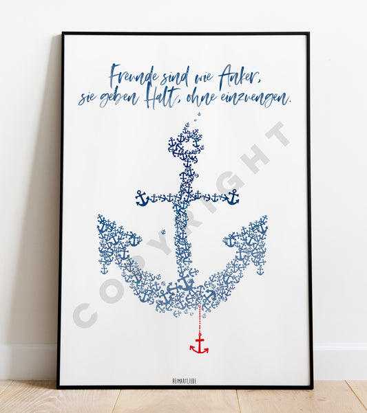 FREUNDE SIND WIE ANKER
