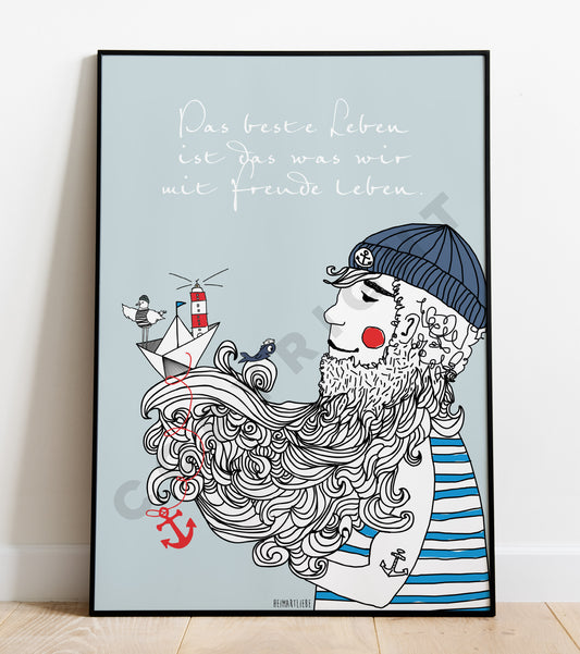 PRINT - MEERTRÄUMER DAS BESTE LEBEN