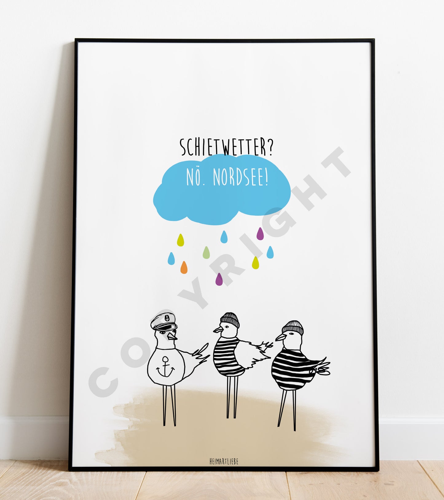 PRINT - SCHIETWETTER? NÖ NORDSEE! (ODER OSTSEE!)