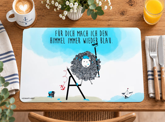 PLATZSET / TISCHSET - FÜR DICH MACH ICH DEN HIMMEL BLAU