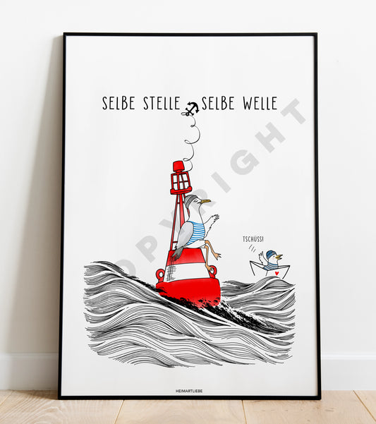 PRINT - SELBE WELLE SELBE STELLE