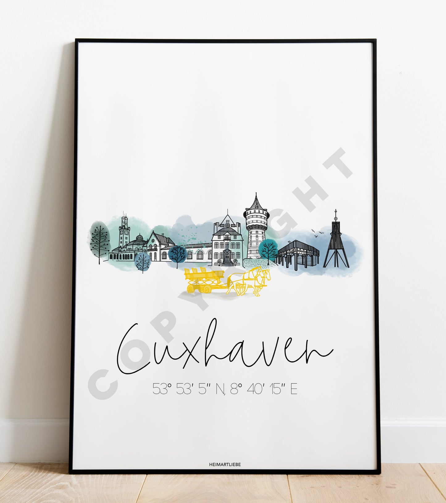 PRINT - SKYLINE CUXHAVEN EDITION